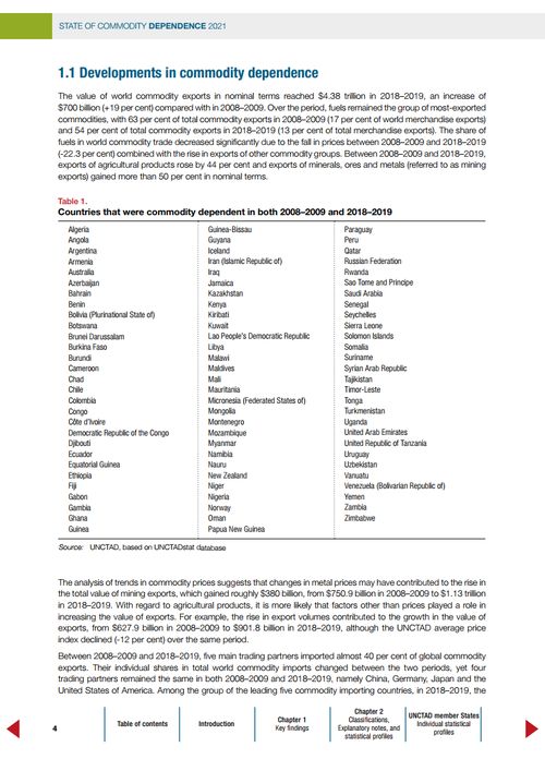 初级商品依赖与发展挑战 解读联合国贸发会议2021年报告及国内贸易代理角色